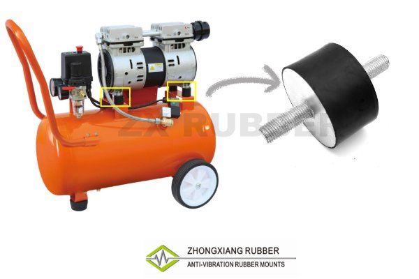 How to protect your Air Compressors with rubber isolate mounts?