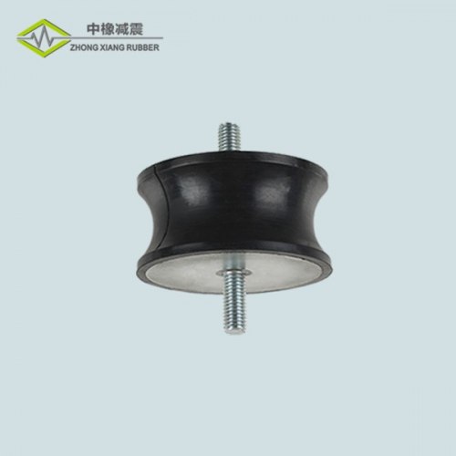 Waisted type rubber isolator